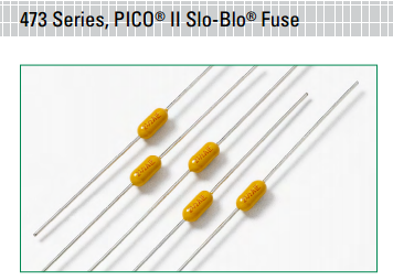 473 系列 - PICO® II Slo-Blo超小型轴向引线式保险丝